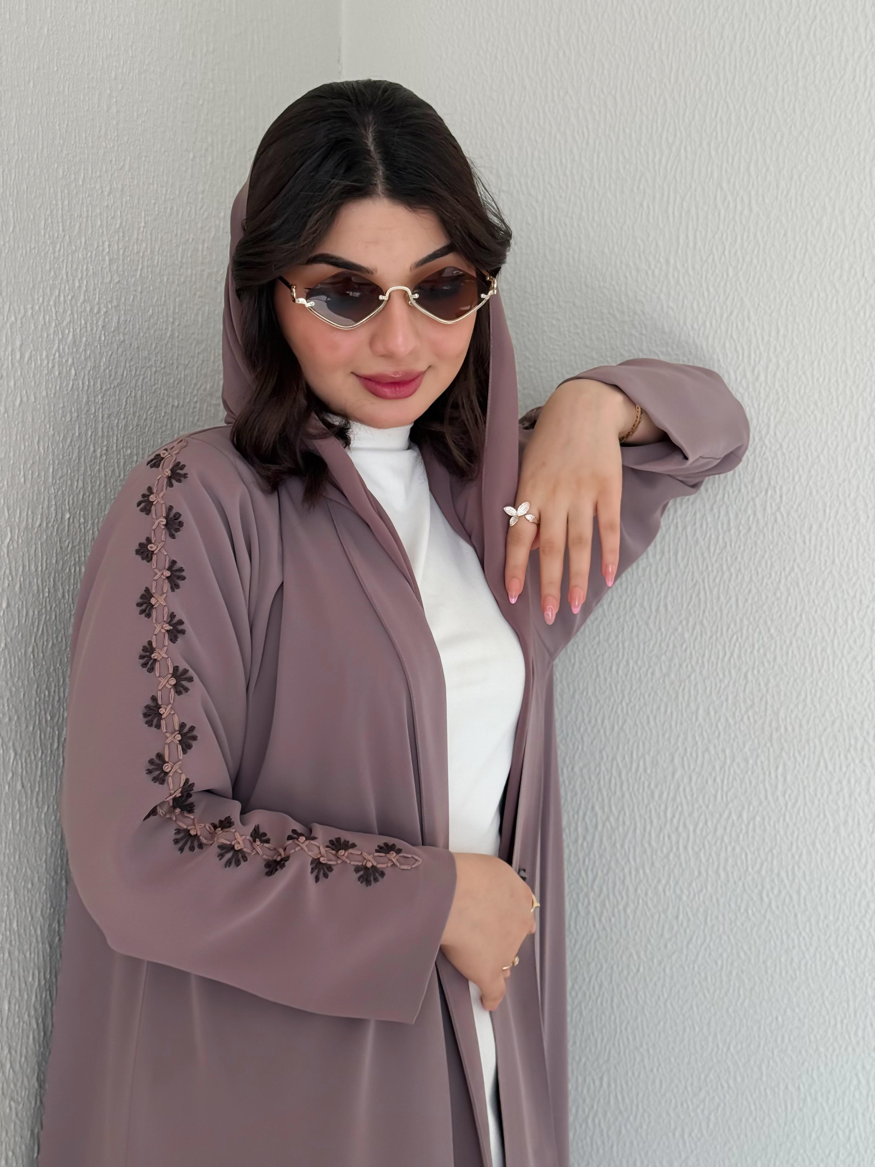 Mauve abaya